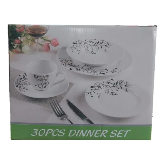 Vajilla De Ceramica De 30 Piezas