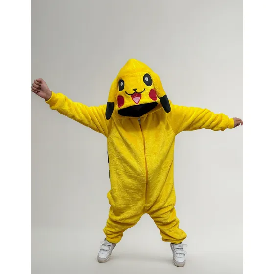 Pijama Enteriza Pikachu Adulto Extra Grandes 2xl-4xl