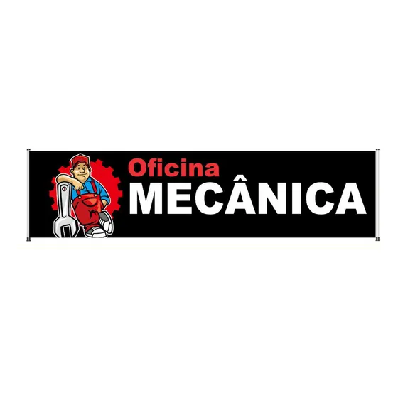 Faixa Oficina Mecanica  - 2m X 50cm Mod219
