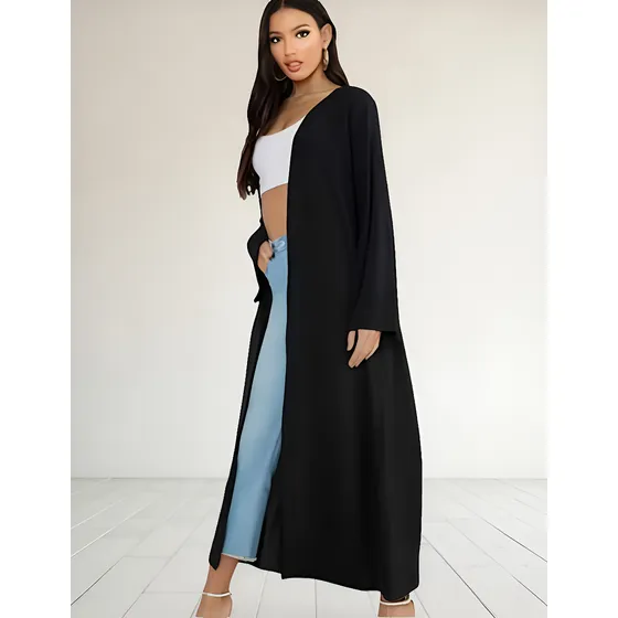 Saco Largo Tapado Kimono Campana