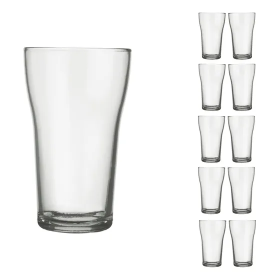 Jogo 10 Copo 200ml Boteco Cerveja Bar Restaurante Chop Nadir
