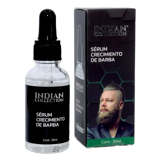 Serum Crecimiento De Barba Indian Collection 30ml