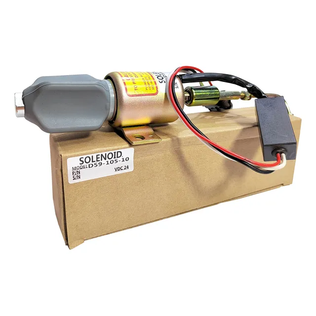 Selenoid Para Motor Diesel D59-105-10  Electrovalvula 24v