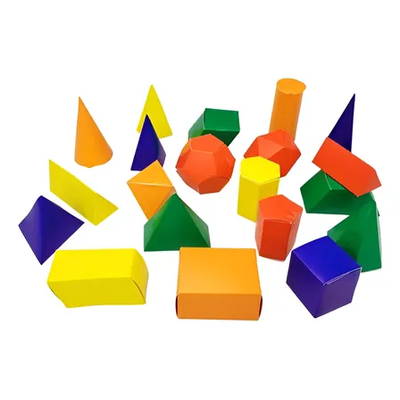 Sólidos Geométricos Planificados - Pedagógico Com 20 Peças
