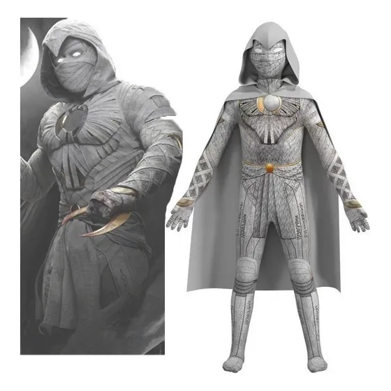 Moon Knight Marc Spector Traje De Mono Cosplay + Capa