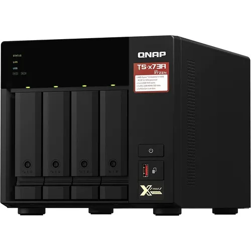 Servidor Nas Qnap Icloud 4 Bahías 4gb Ram Amd Ryzen 2.2 Ghz