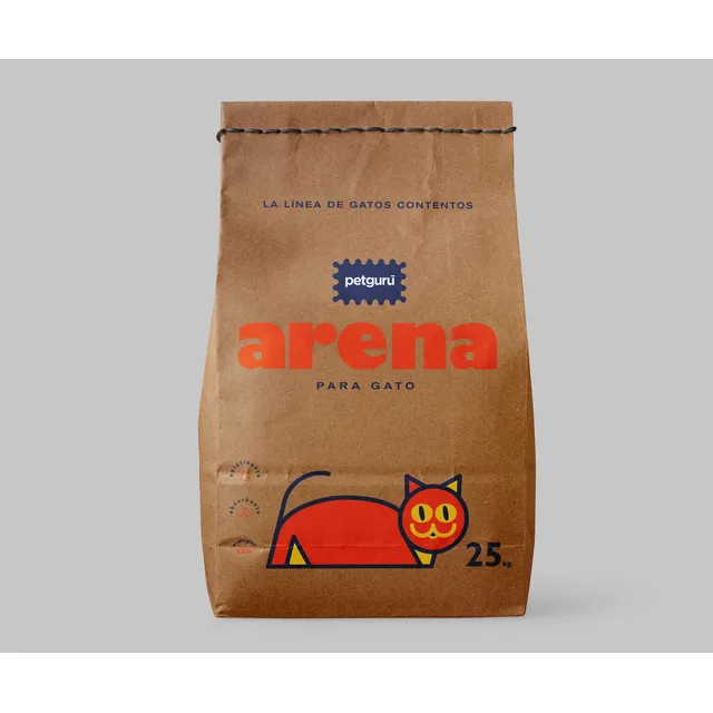 Arena Para Gato Premium 25kg Lavanda Aglutina Libre De Polvo