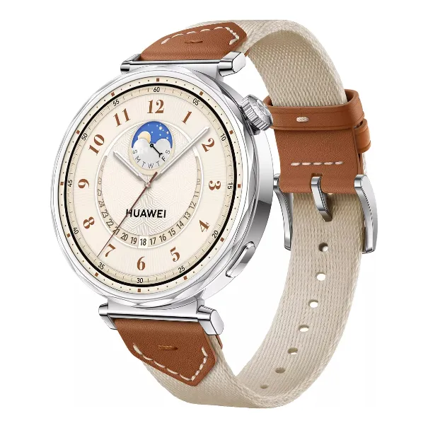 Smartwatch Huawei Watch Gt 5 41mm Café Plateado Fluoroelastómero Crema/café Plateado