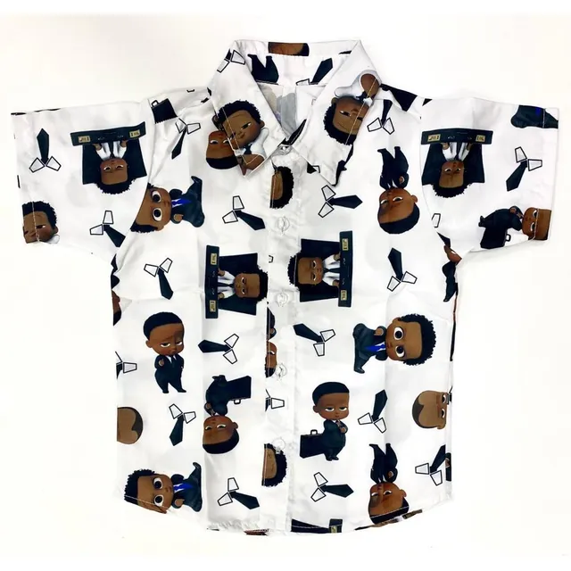 Camisa Infantil Poderoso Chefinho Menino Aniversario Festa