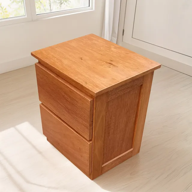 Velador,mesa De Noche,madera Tornillo,modelo Vlr 11