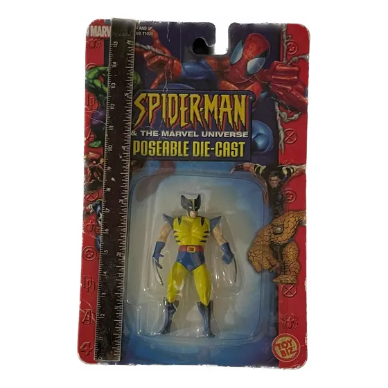 Spiderman The Marvel Universe Wolverine Poseable Diecast