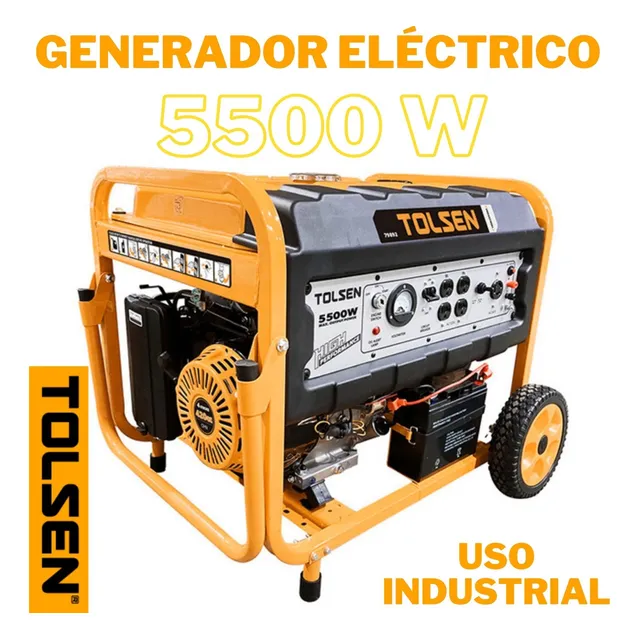 Planta Eléctrico 5500w Tolsen, Generador Eléctrico 79892