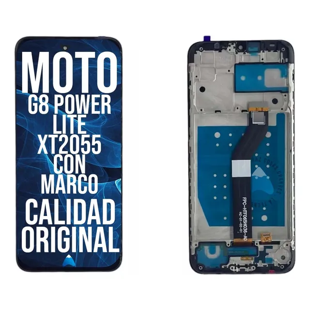 Modulo Motorola Moto G8 Power Lite Xt2055 Con Marco Oled
