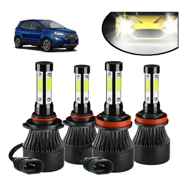 Kit De Faros Led Delanteros De 4 Lados 12000lm For Ford