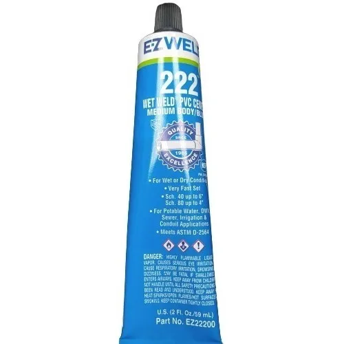 Pegamento Pvc De 2 Oz 56.7 Gramos Azul Tubo Tienda Fisica