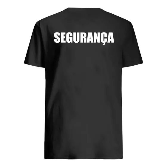 Camisa Segurança Privada Dry Fit Proteção Uv Frente Costas