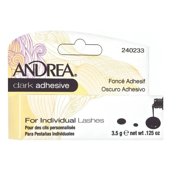 Pegamento Para Pestañas Postizas Individuales Andrea 0.12oz Color Negro | Cuotas sin interés