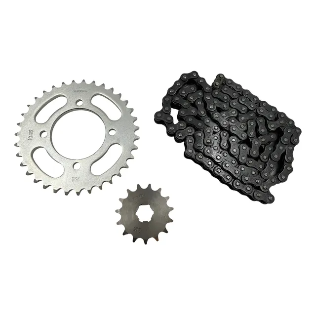 Transmision Riffel Para Yamaha Crypton Piñon 15 Plato 35