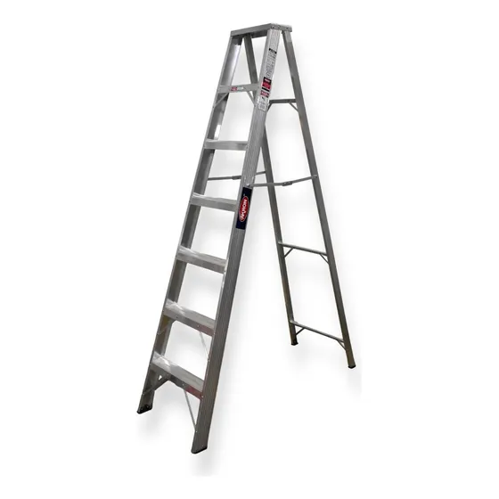 Escalera De Tijera De Aluminio Akron 6 Esc Tipo Iii 150kg