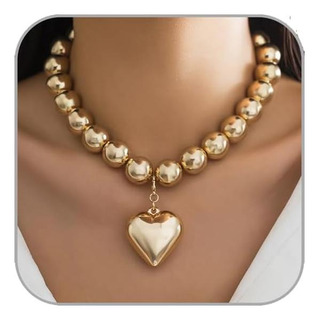 Lkingel Collares De Perlas Con Colgante De Corazón Para Muje Lkingel Collares De Perlas Con Colgante De Corazón Para Muje