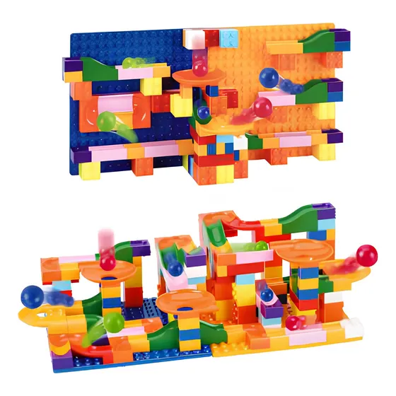 Pistas E Blocos - Marble Run Pakitoys Quantidade De Peças 172 Versão Do Personagem Pistablocos