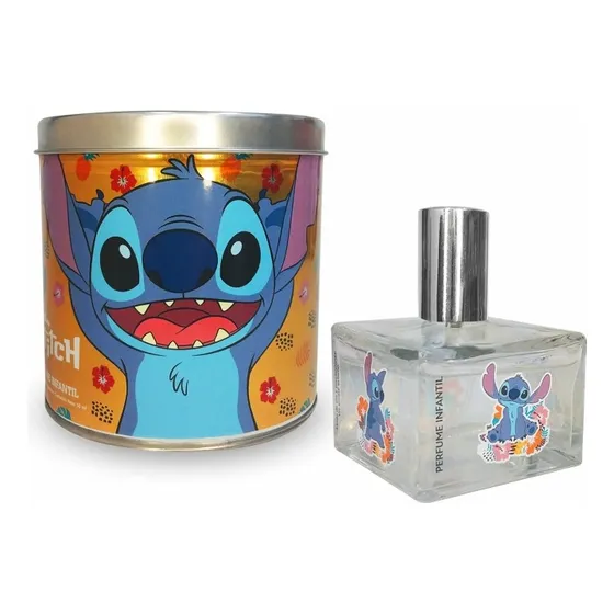 Perfume Infantil Stitch Disney En Lata 50ml Volumen De La Unidad 50 Ml