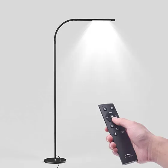 Joly Joy Led Modernas Lámparas De Pie, Flexible Cuello De Ci