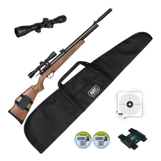 Espingarda Pcp Artemis Pr900w 4.5 + Luneta 4x32 Victoptics