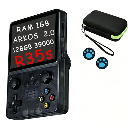 Sistema Arkos Console Portátil Modelo R35s 128gb Ram 1gb Roxo Preto - R35s 128g 39000 | A…