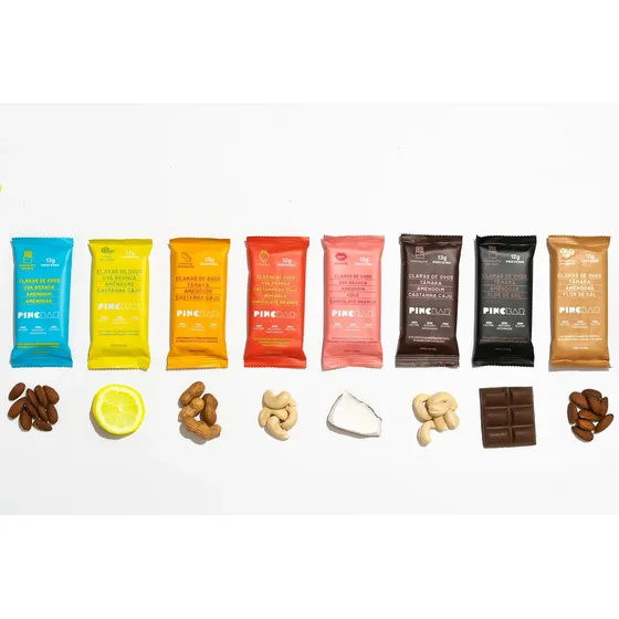 Pincbar Barra De Proteina Natural Variados (cx 12 Unidades)