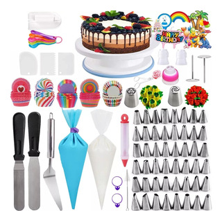 Kit De Decoración De Pasteles Set De Reposteria 322pzs Kit De Decoración De Pasteles Set De Reposteria 322pzs