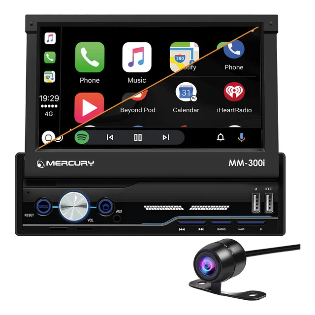 Stereo In Dash Pantalla 7 Pulgadas Bluetooth Am Fm Camara