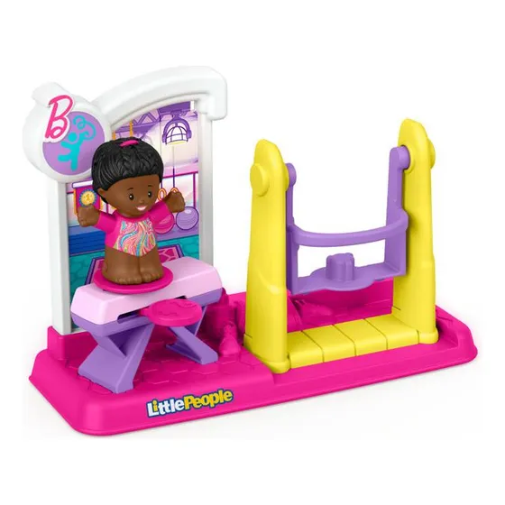 Set Barbie Gimnasta Little People Fisher Price