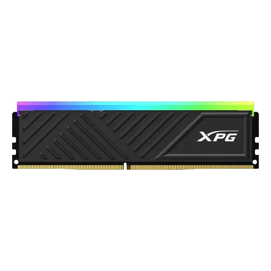 Memória Ram Para PC Ddr4 3200mhz CL16 8gb 1x8gb Adata Xpg Spectrix D35g AX4U32008G16A-SBKD35G U-dimm Gamer RGB