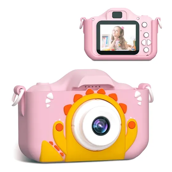 Mini Cámara Digital Infantil 1080 Mpx Con Funda