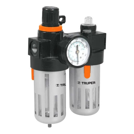 Filtro Regulador De Aire Lubricador Compresor Truper 19238