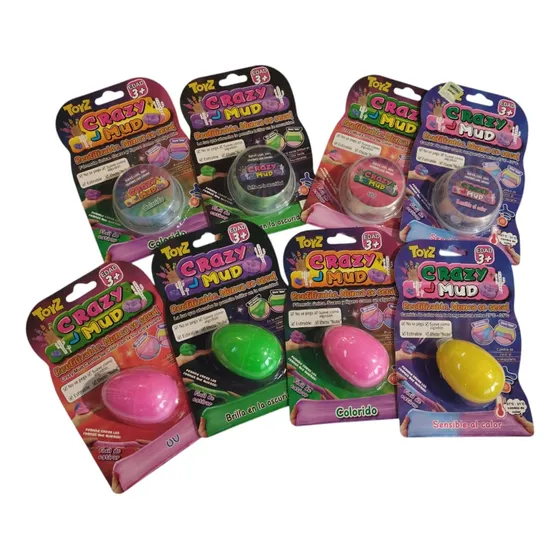 Excitting Putty Crazy Mud Surtido Masa Slime Sorpresa X80u