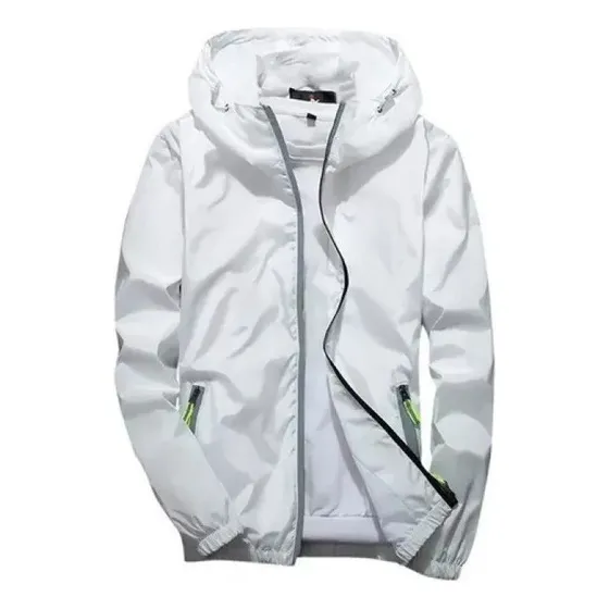 Sudadera Reflectante Casual De Talla Grande De Color Puro Pa