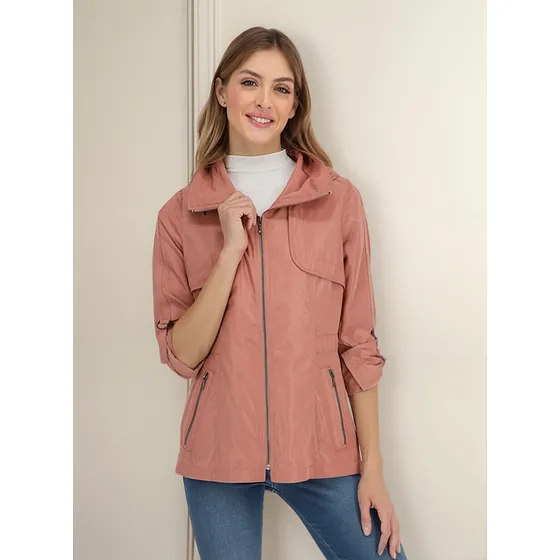 Shyla Gabardina Con Capucha Oculta T80800 