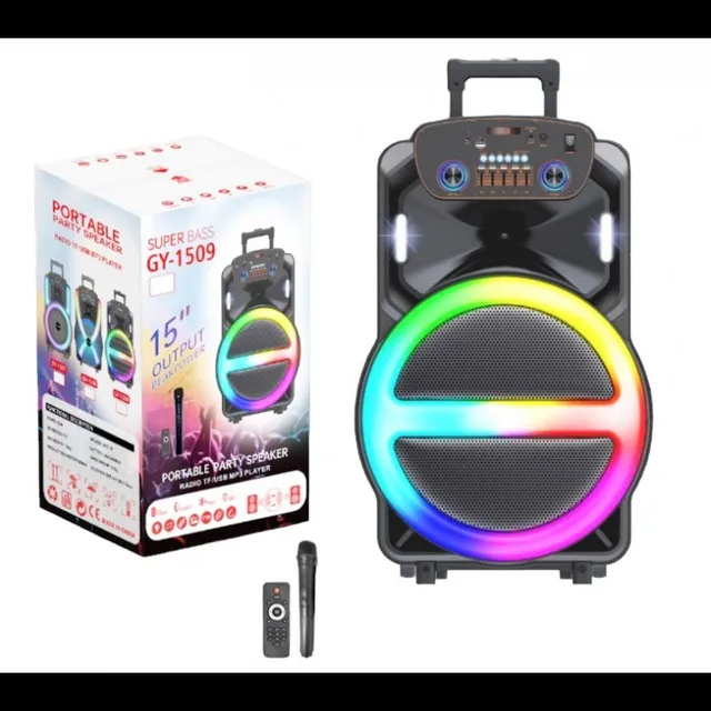 Bocina De 15  Super Bass Gy-1509