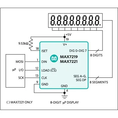 Circuito Integrado Manejador De Display 7 Seg Con Micro