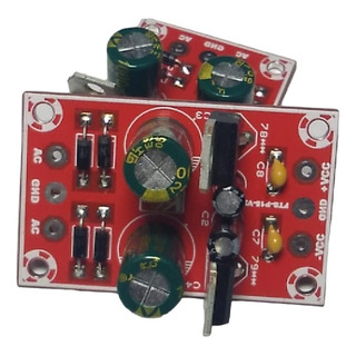 2 X Placa Fonte Simétrica P/ Pré Amplificador 12v / 15v 2 X Placa Fonte Simétrica P/ Pré Amplificador 12v / 15v