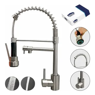 Smart Depot Torneira Gourmet Monocomando Escovada Mesa Smart Depot