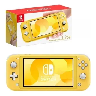 Console Nintendo Switch Lite 32gb Amarelo Console Nintendo Switch Lite 32gb Amarelo