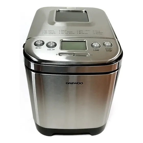 Daewoo fit BM9122 horno de pan color acero