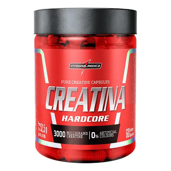 Creatina 100% Pura 60 Cápsulas Integralmédica