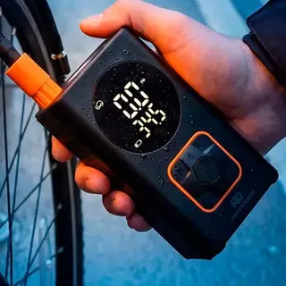 Compressor de Ar Portátil Digital Newdragon 4000mAh para Pneu de Carro e Moto