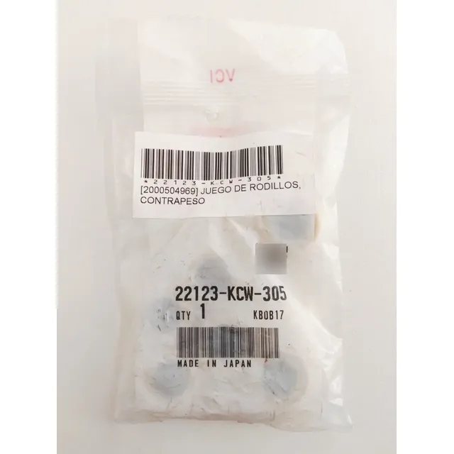 Rodillos Variador Originales Honda  New Elite 125 Fussetti