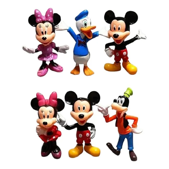 Muñecos Disney Pack 6 Unidades Cumpleaños