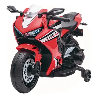 Mini Moto Elétrica 6v Honda Infantil C/ Carregador 110v/220v Cor Vermelho Mini Moto Elétrica 6v Honda Infantil C/ Carregador 110v/220v Cor Vermelho